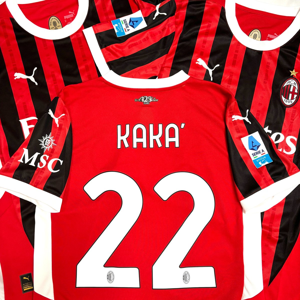 ⚫️#ACミラン 2⃣2⃣ #KAKA'🇧🇷 再入荷📢 #UCL 第1節にゲストとして