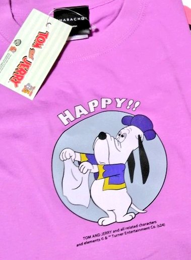 トムとジェリー展で入手したドルーピーのTシャツの元シーンテックス