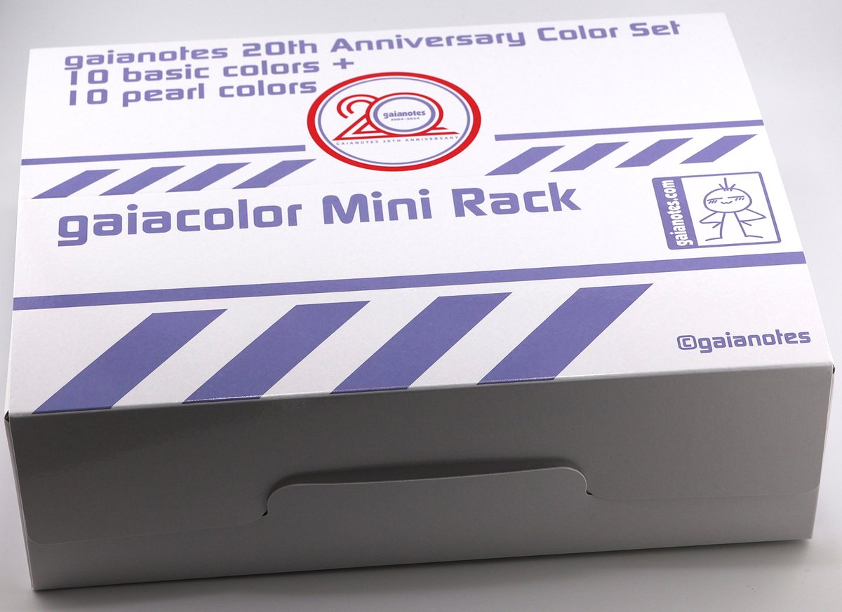 20周年記念カラーセットのパッケージはトランスフォームしてミニラック