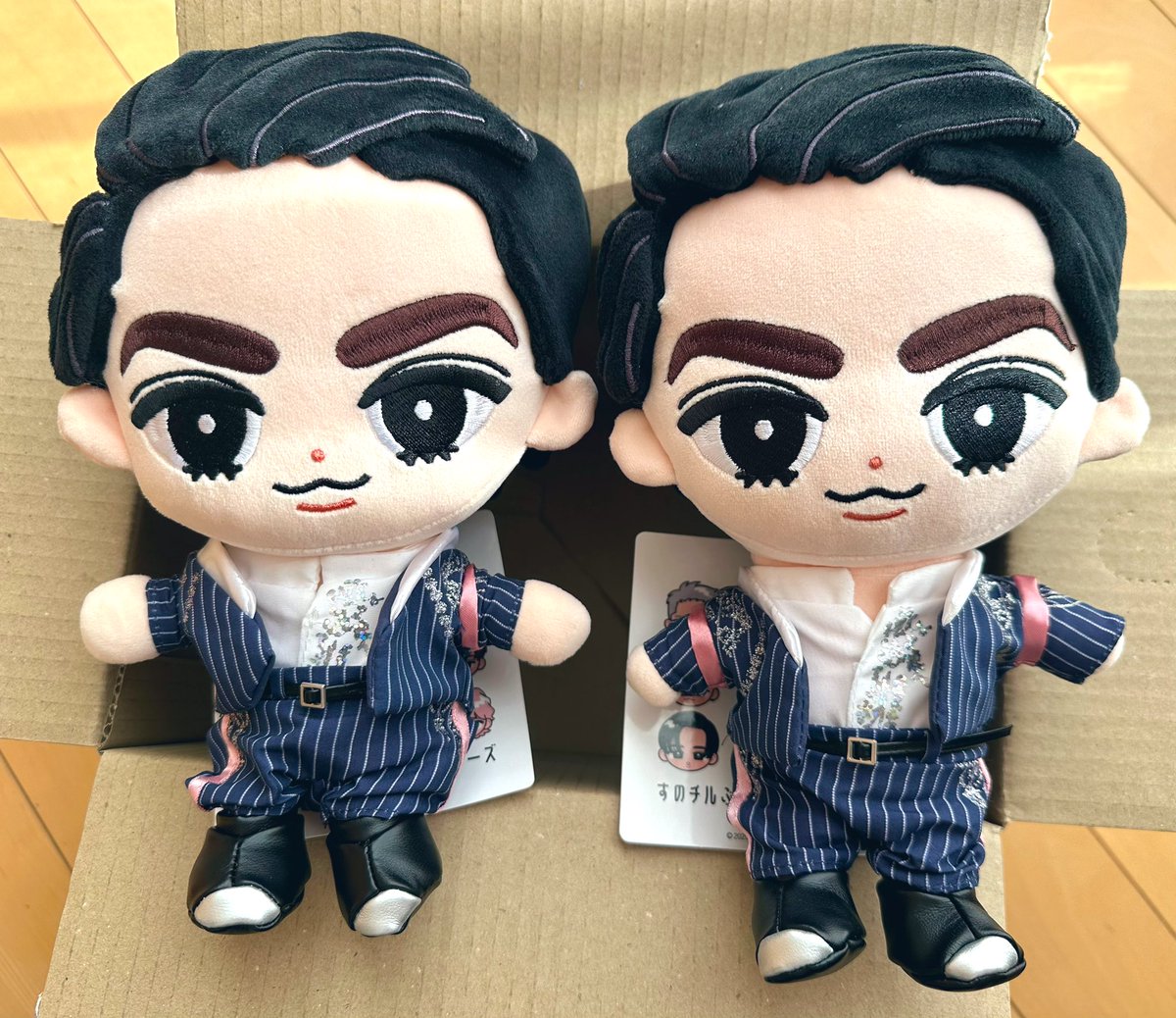 すのチルBIGぬいぐるみ届いたーーー🤍ྀི 結構小さめなダンボールで届い