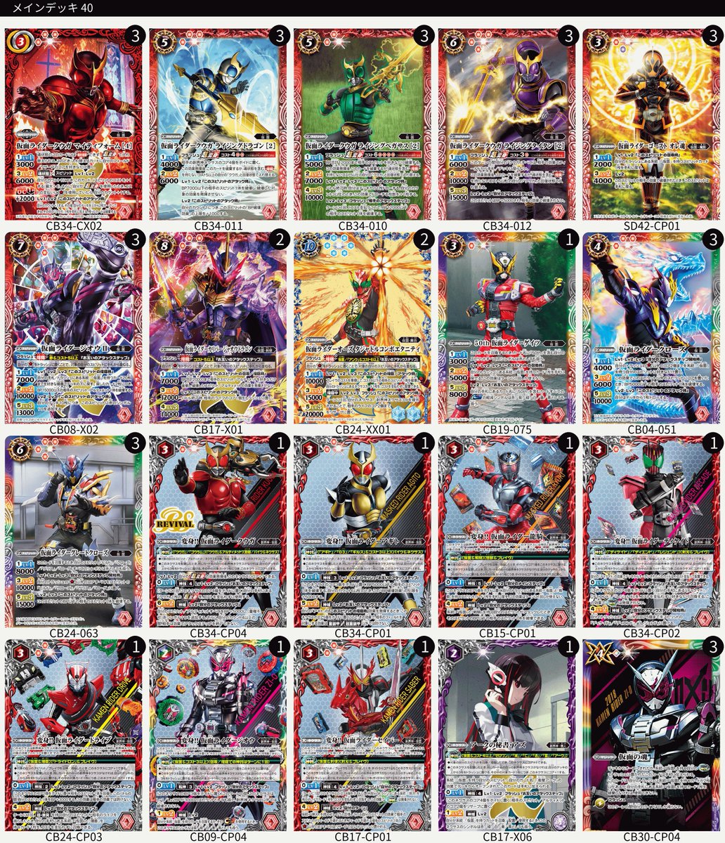 夜あげです クウガデッキですが今回紹介している【超変身】主軸の型