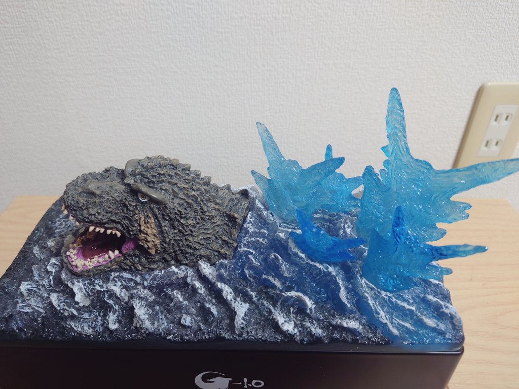 ゴジラBOXティッシュケース 『ゴジラ-1.0』海上Ver. 遂に着弾