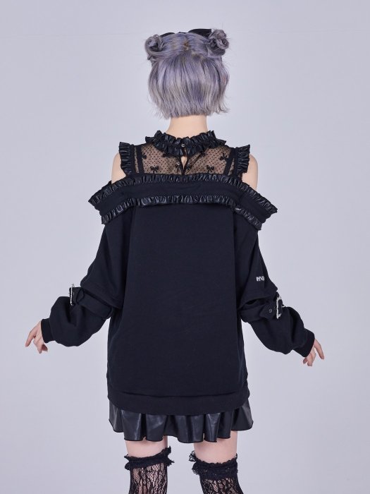 IMVAL / Highneck Off Shoulder Dress［BLK］ IMV057-BLK ￥14,300 首