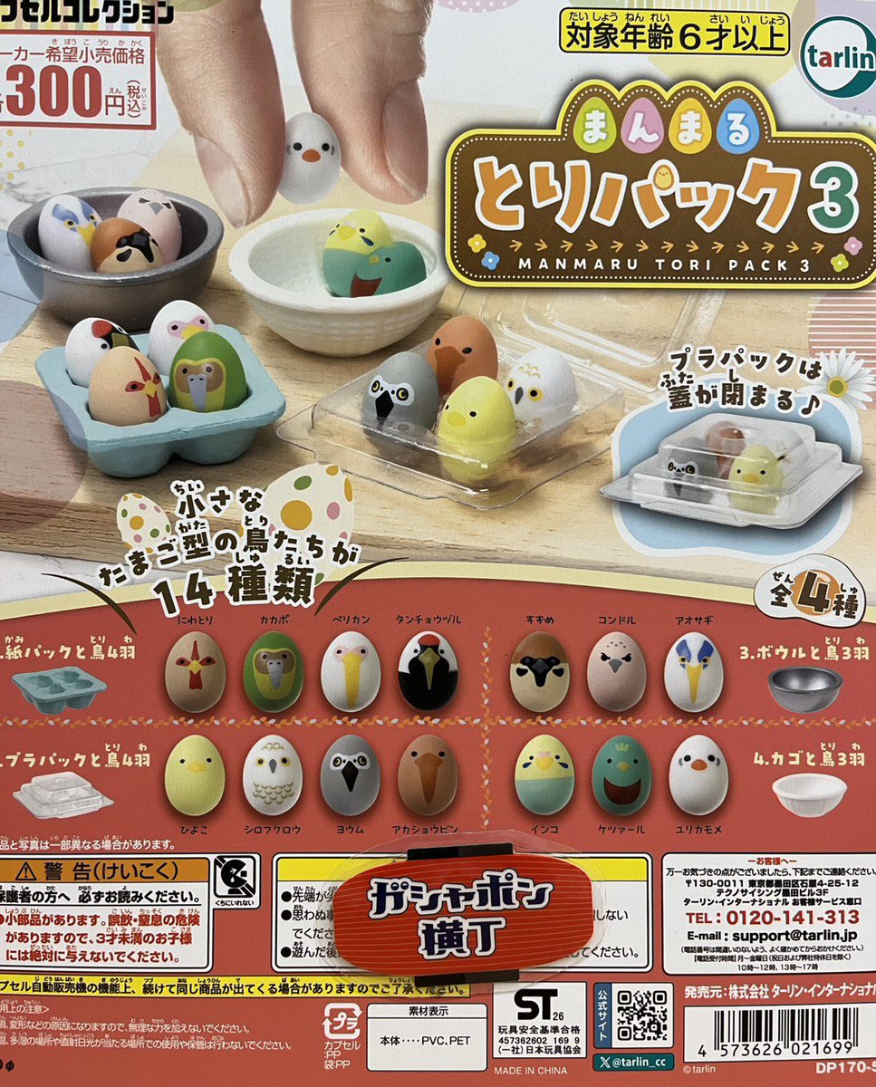 2月13日(金)入荷情報②／ 🦜まんまるとりパック3 🦤動じない鳥