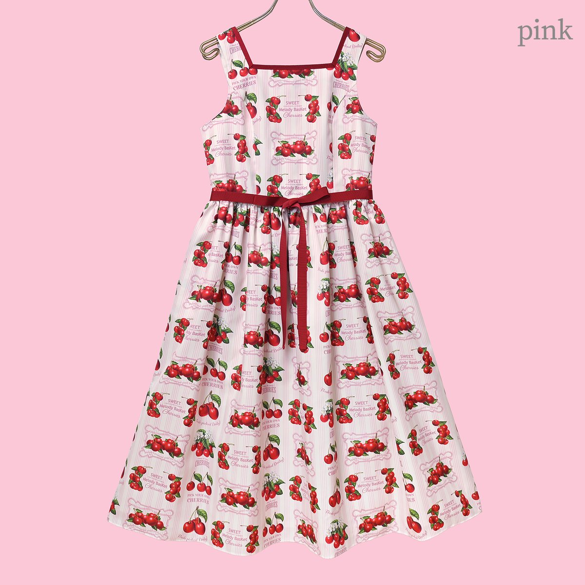 受注受付中🎶 🍒Fresh Cherryジャンパースカート🍒 人気オリジナル