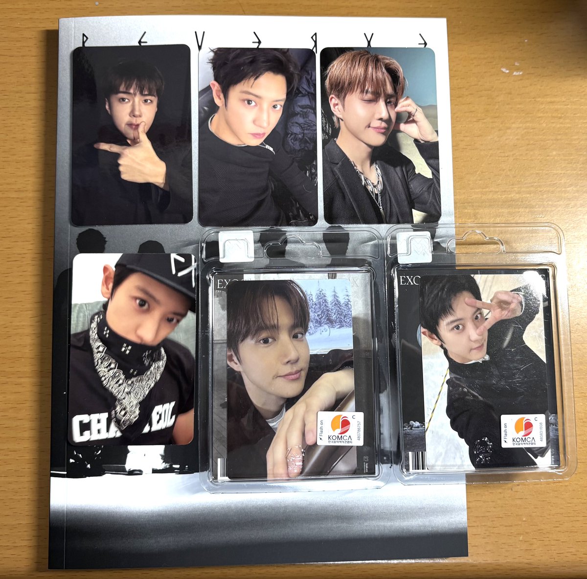 EXO REVERXE トレカ メッセージカード 交換 譲：スホ チャニョル レイ
