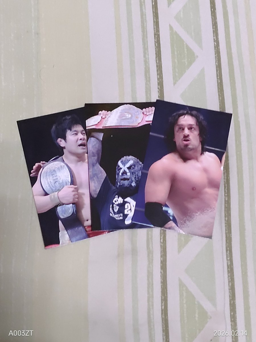 2月14日 プロレスリングNOAH品川大会 試合後のサイン会にて❗️ダガ