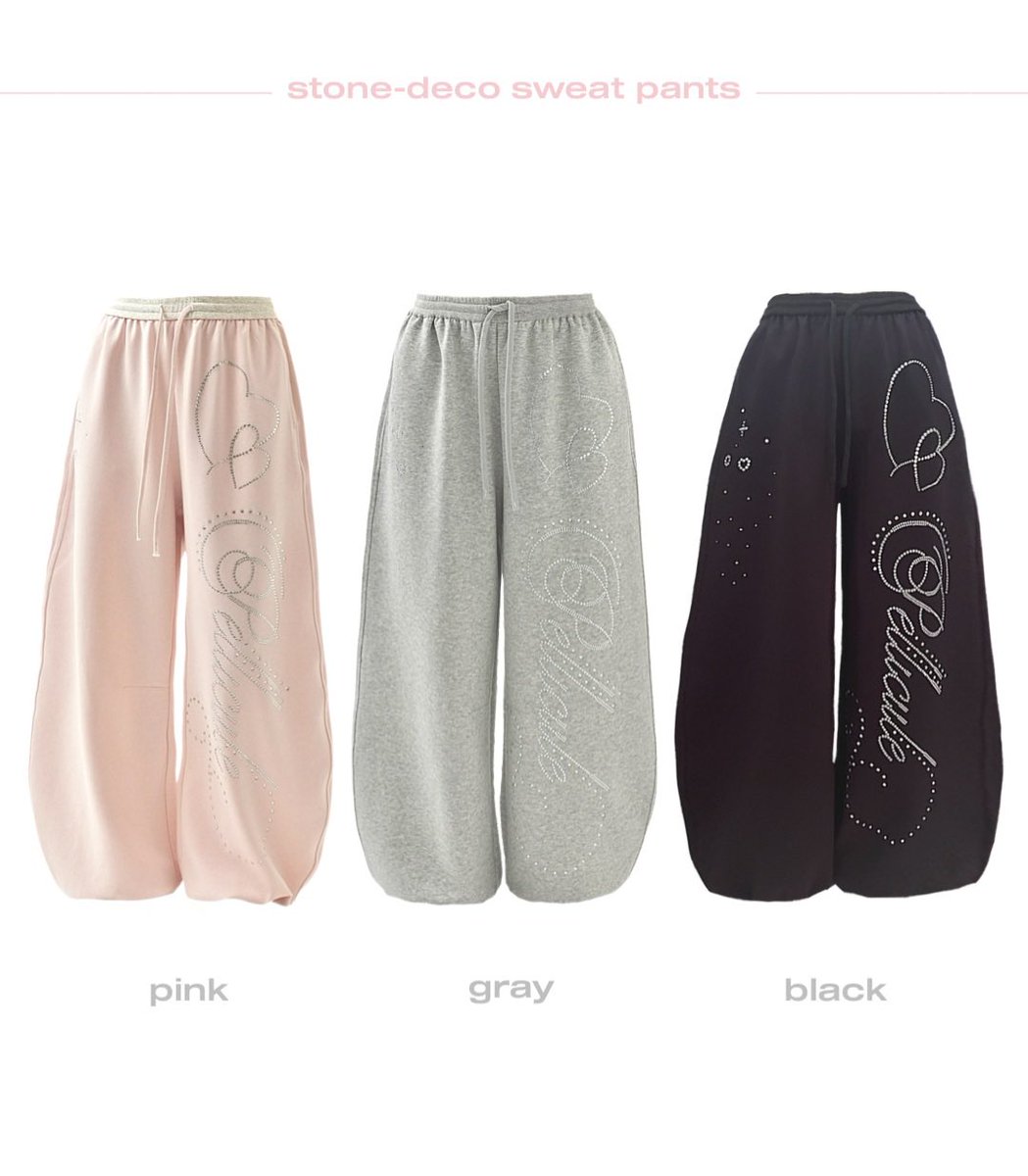人気止まらぬキラキラスウェットパンツ✧ 春も大活躍間違いなし!!!
