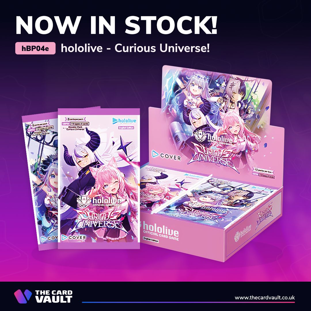 🚨 NOW IN STOCK! 🚨 Hololive - Curious Universe (hBP04) is here