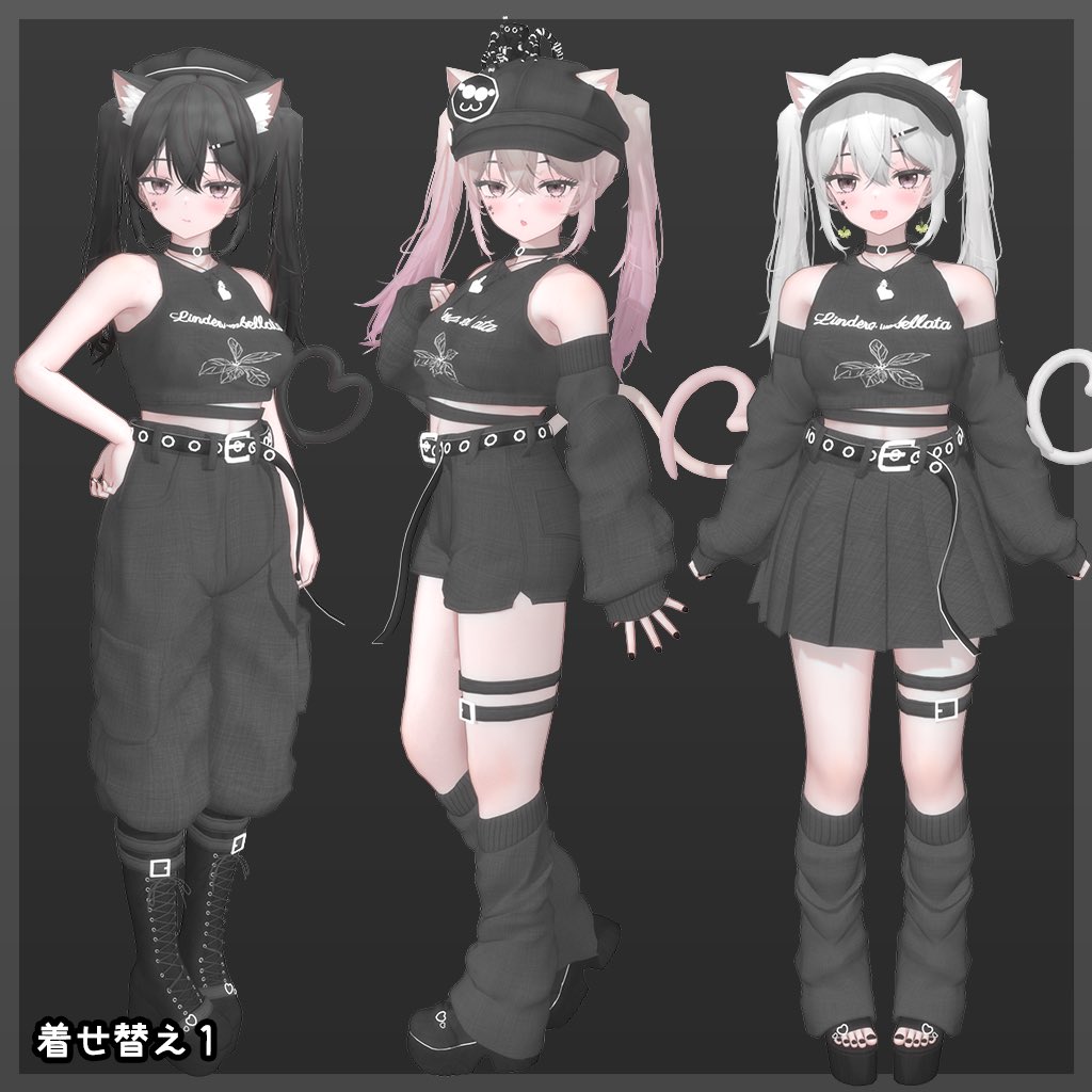 アバター、素体紹介① #Kuromoji3D #VRChat
