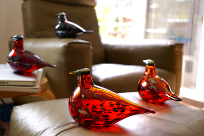 iittal Birds by Toikka -Ruby bird red & cranberry : buckの気ままな