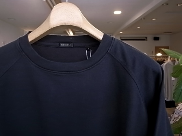 COMOLI コットンシルク 長袖クルー : TRUNK