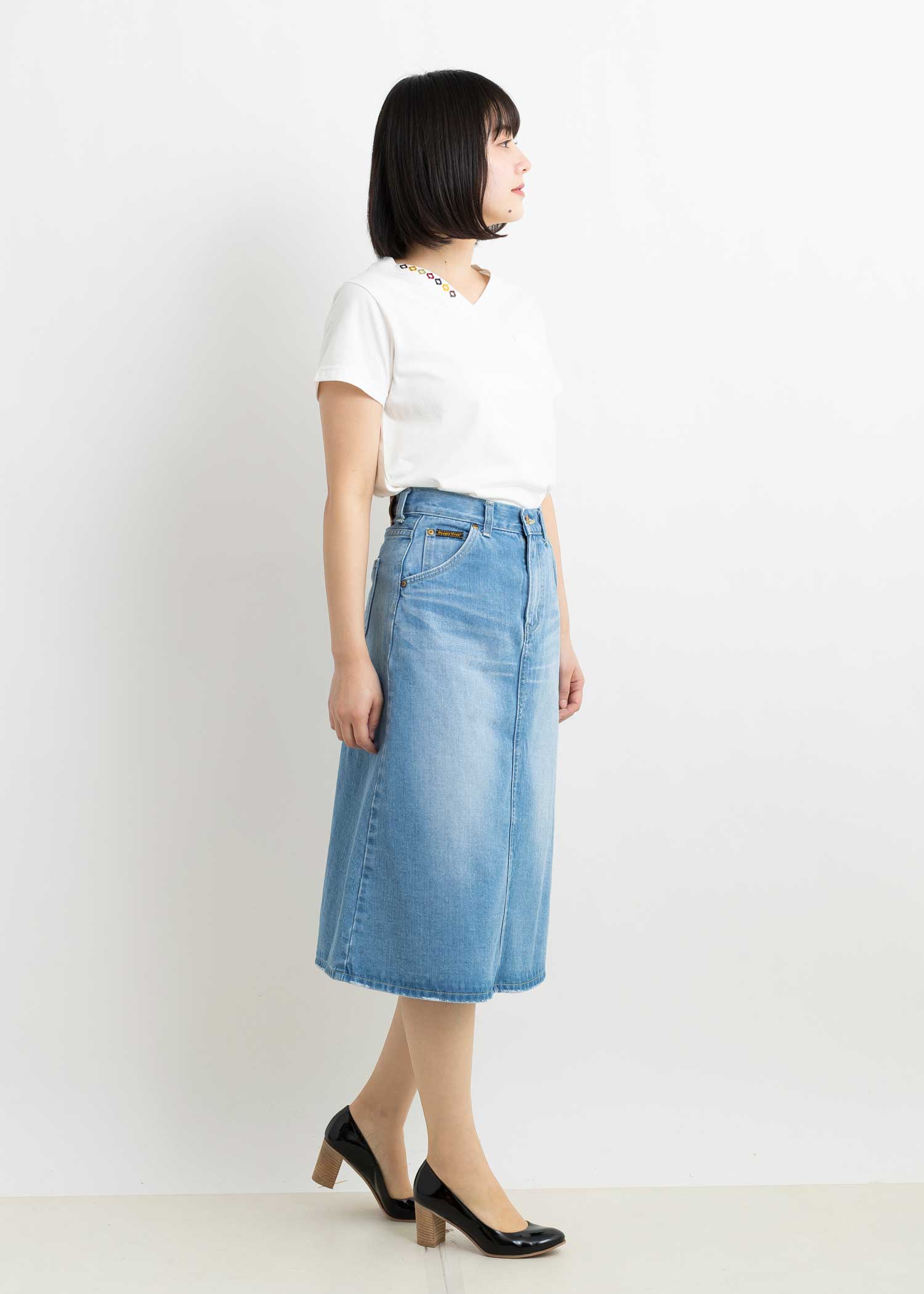 Lee・オーガニックコットンデニム スカート