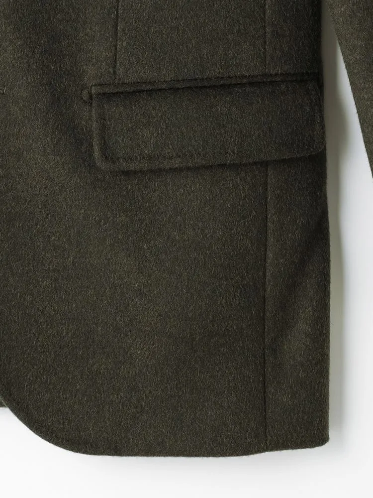 ウールビーバージャケット オリーブグリーン | P.S.FA公式通販