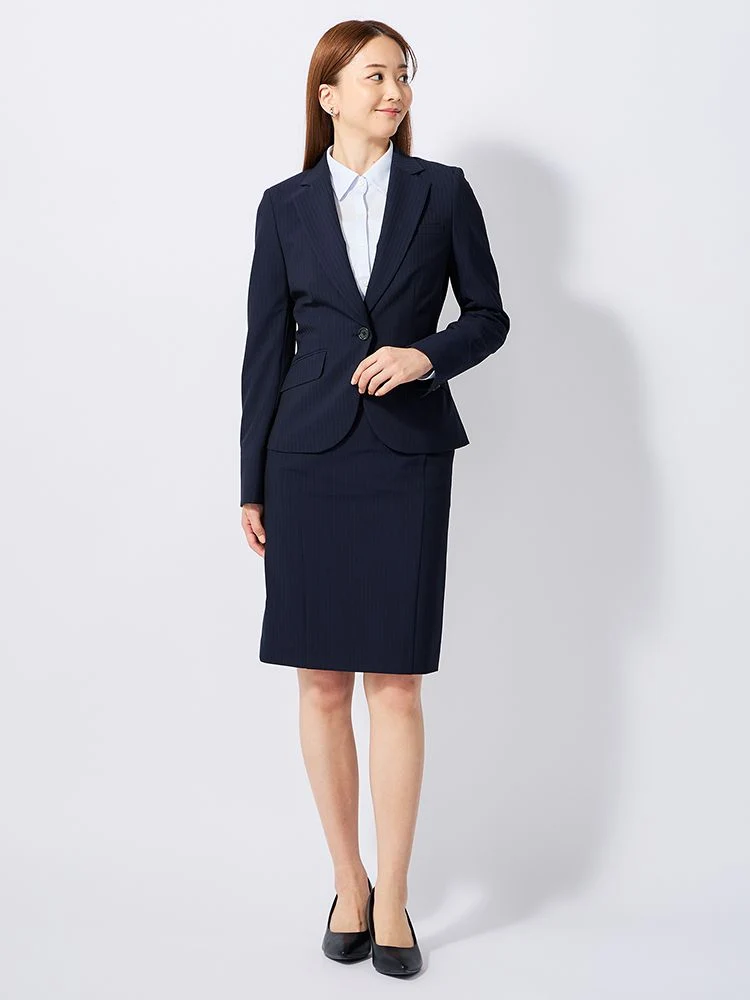 M．グレー スマ美スーツ テーラージャケット ネイビー | P.S.FA公式通販