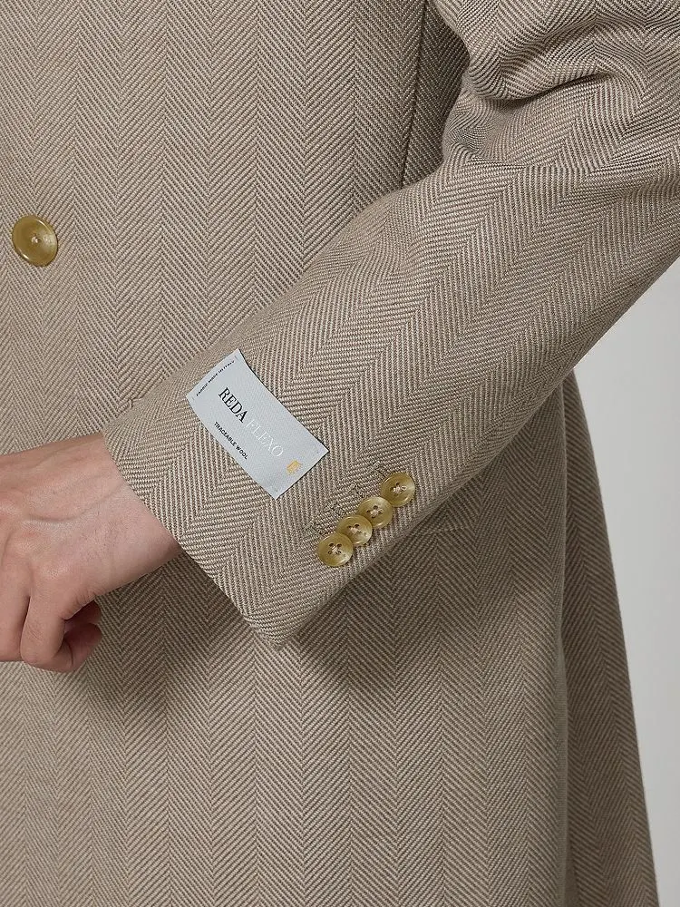 REDA】ウールダブルチェスターコート ブラウン | P.S.FA公式通販