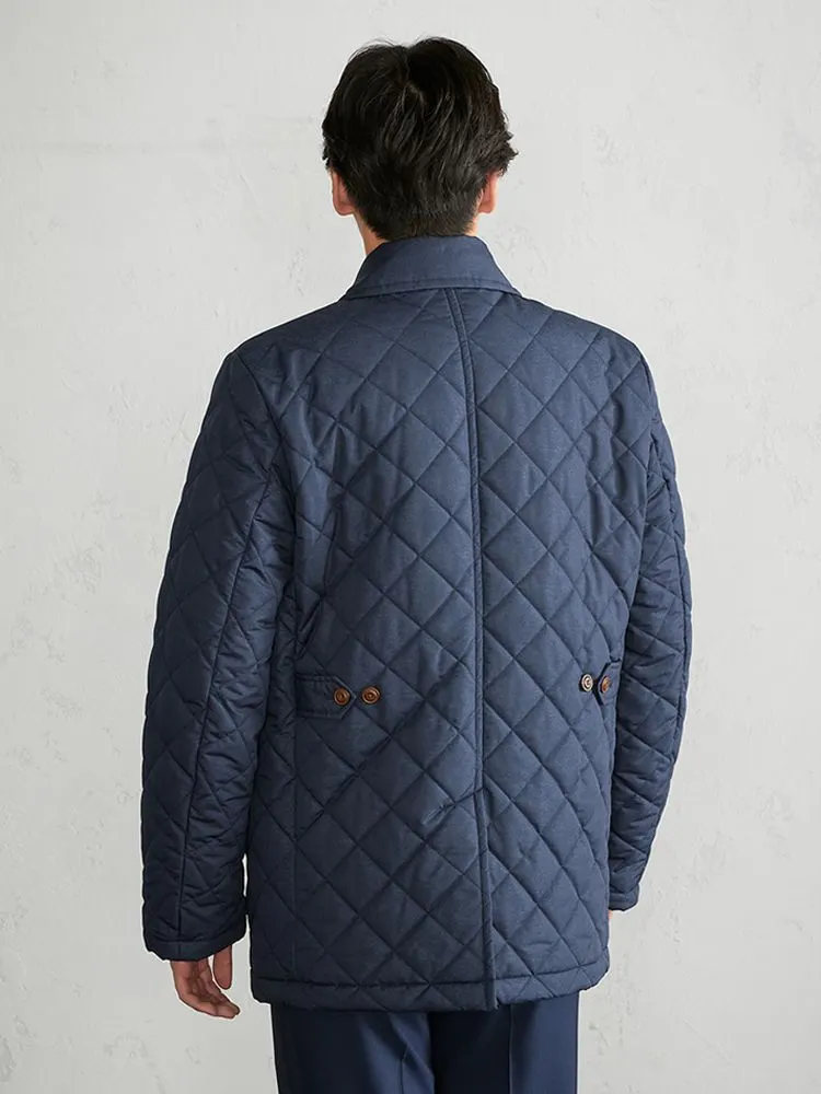 ネイビー 中綿キルティングジャケット ネイビー/グレー | P.S.FA公式通販