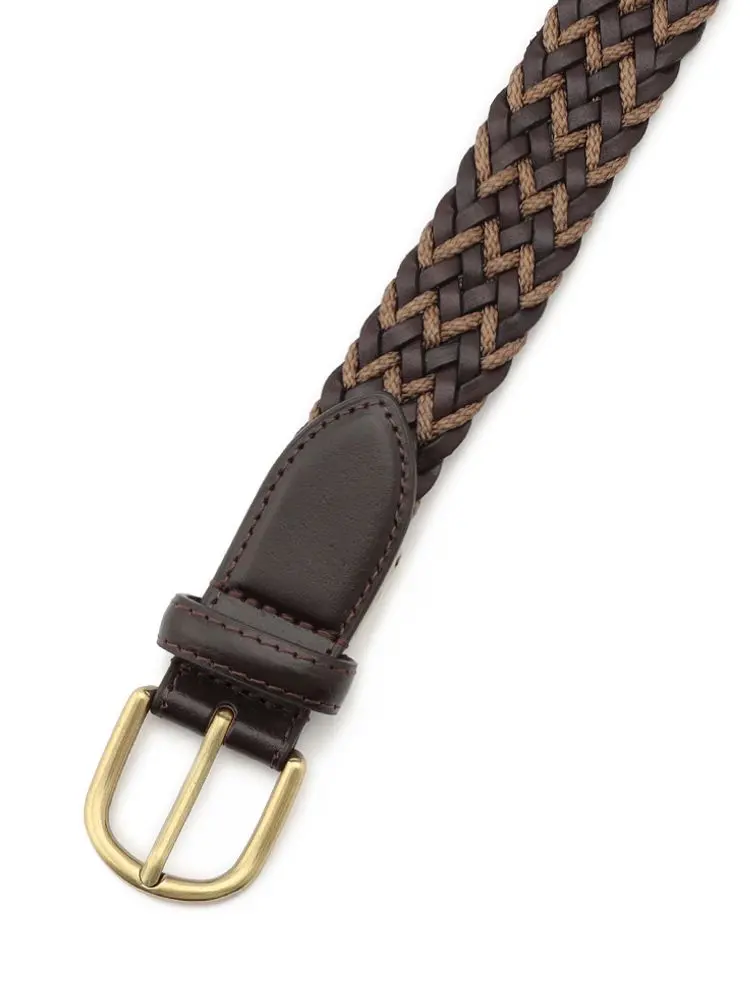 ブラウン ドイツSALAMANDER メッシュベルト ブラック/ブラウン/ダーク