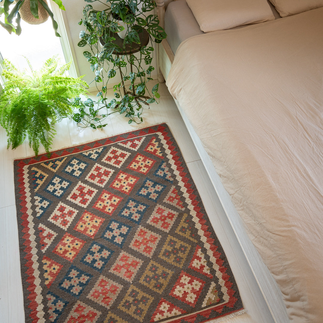 ペルシャ手織りキリム ラグサイズL (約130×200cm） – Persiadirect