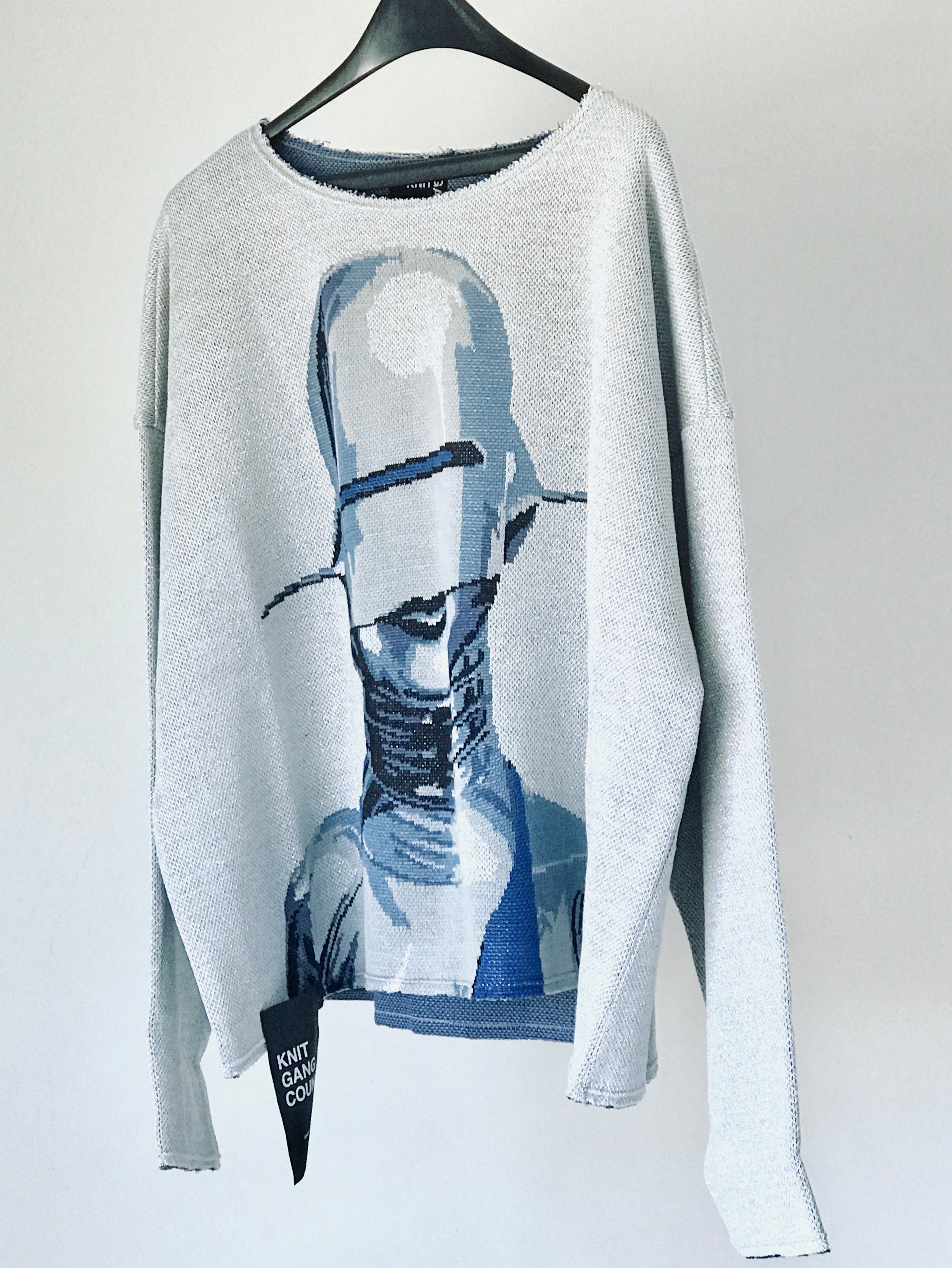 Hajime Sorayama Knit Shirt- KNIT GANG COUNCIL CREWNECK SWEATER