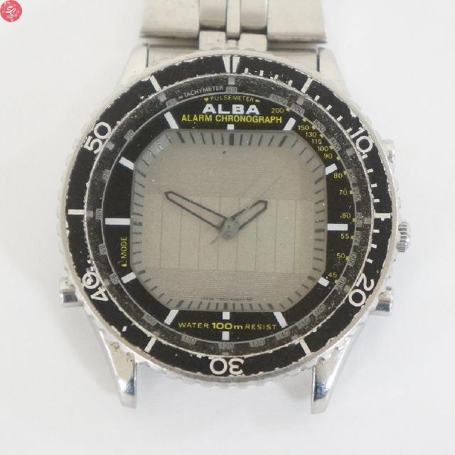 SEIKO セイコー ALBA アルバ アラーム クロノグラフ Y950-5050