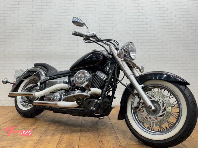 ヤマハ ドラッグスター400クラシック 社外マフラー タックロール