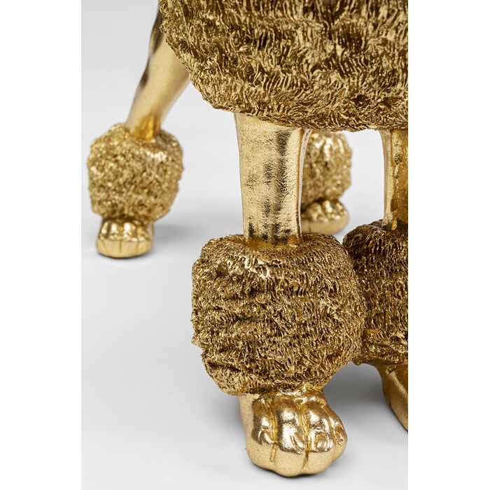 Deco Figurine Mrs Poodle Gold 34cm - KARE Design (Latvia)