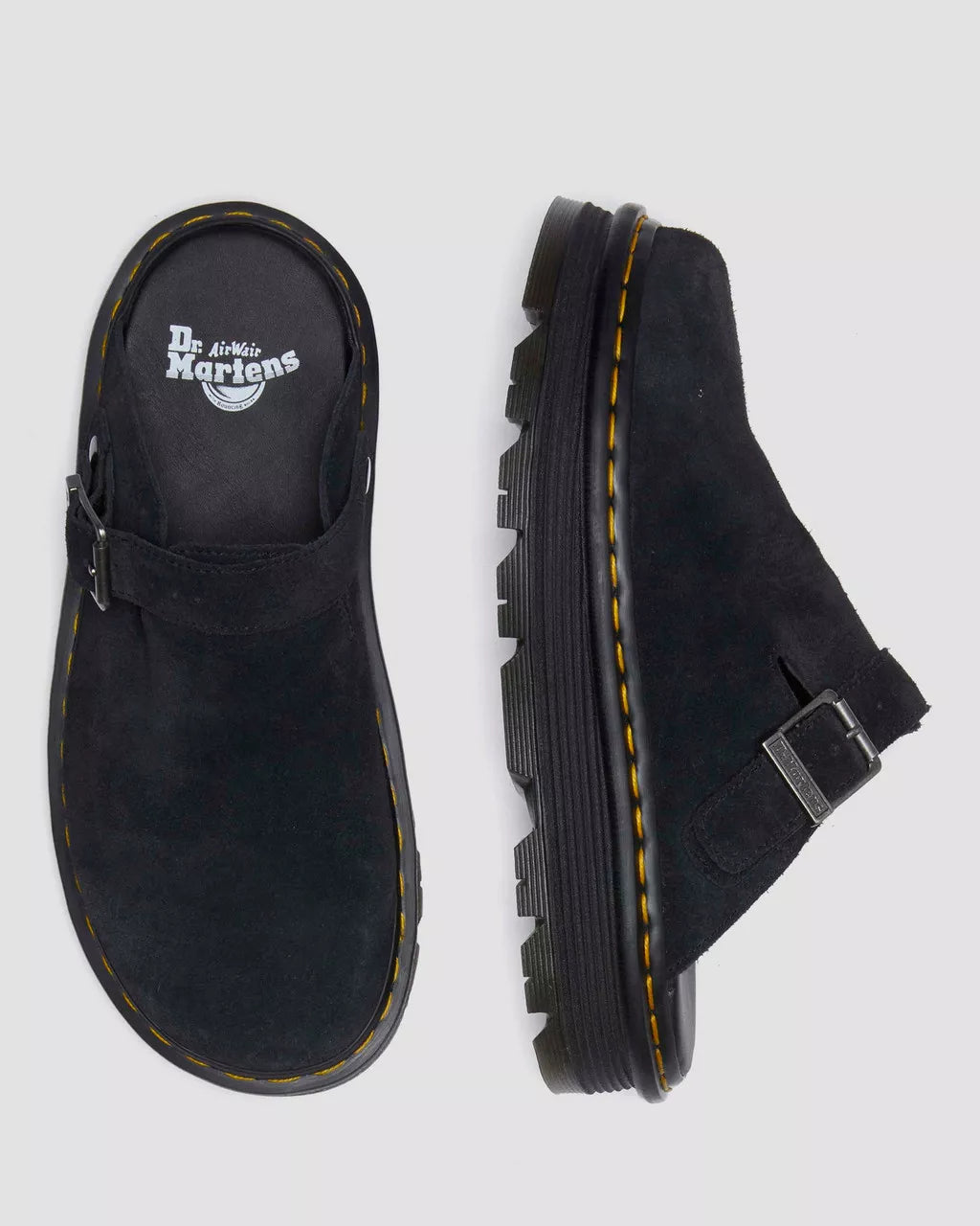 Dr. Martens, Zebzag Mule Black Eh Suede