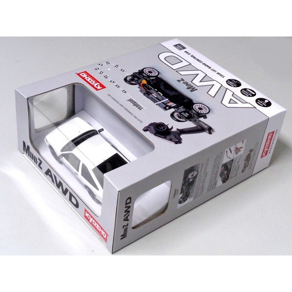 京商 ミニッツAWD トヨタ カローラ レビン AE86 32641WBK [ホワイト