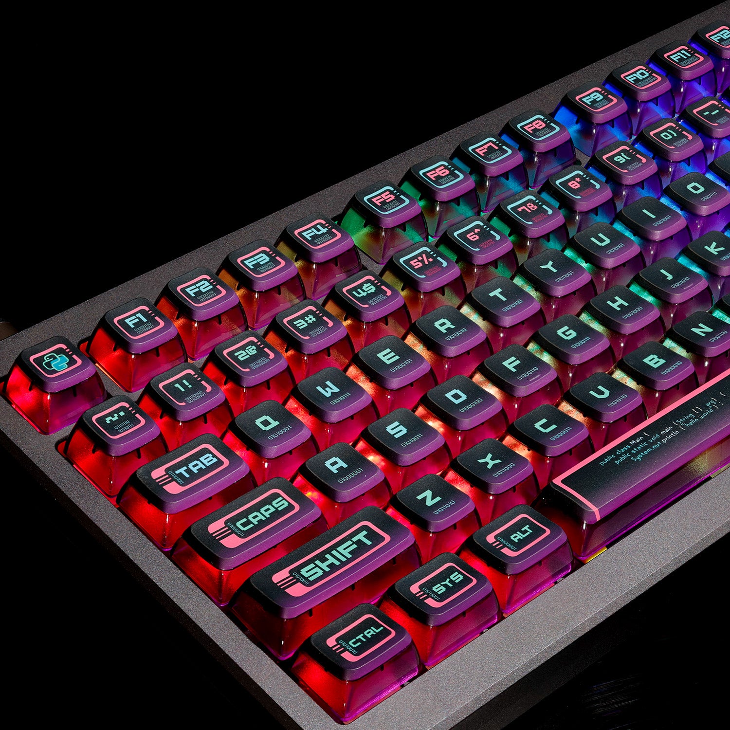 PIIFOX サイバーパンク ASA プロファイル PBT キーキャップ セット 117