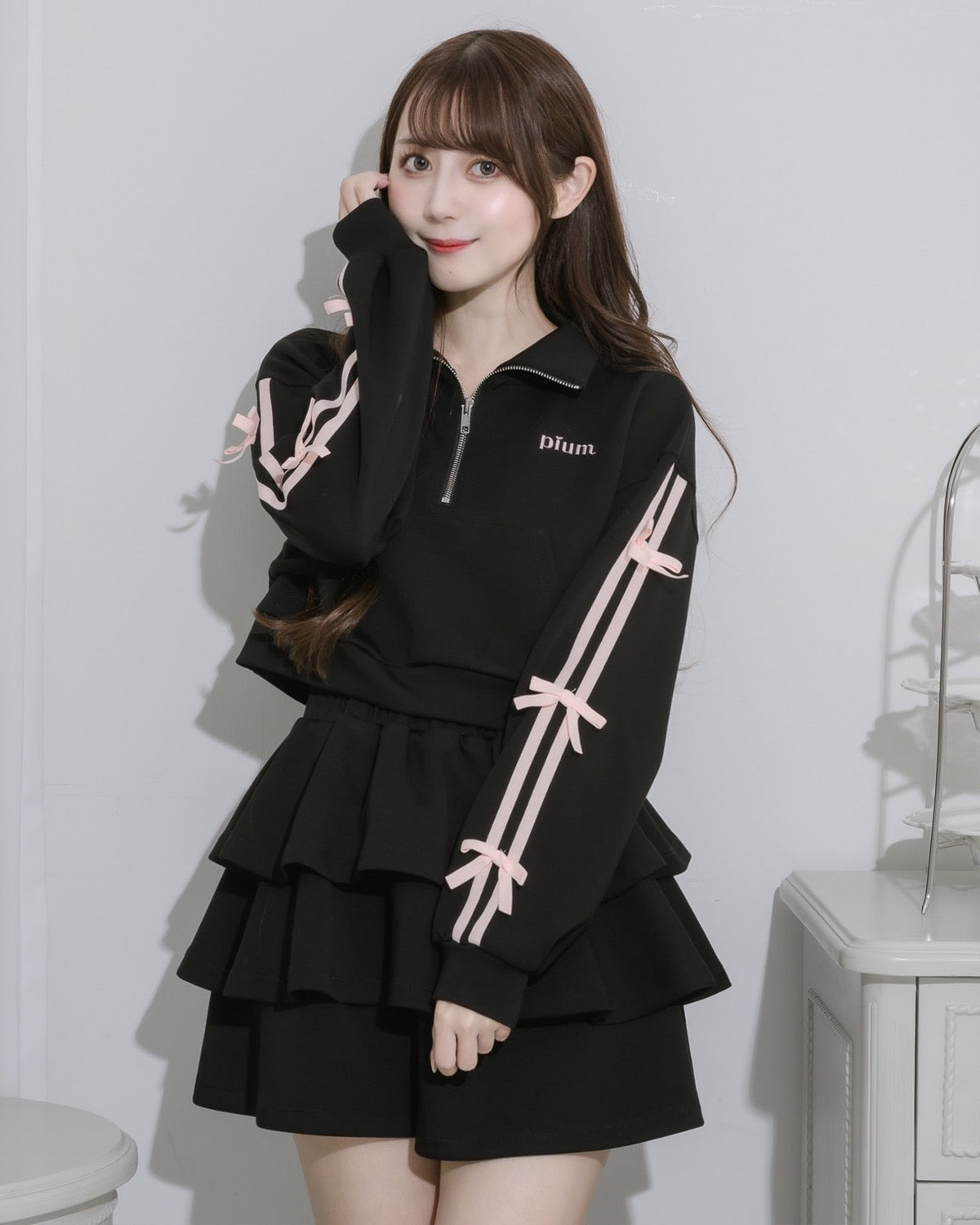 ダブルラインリボンジャージセットアップ – pium