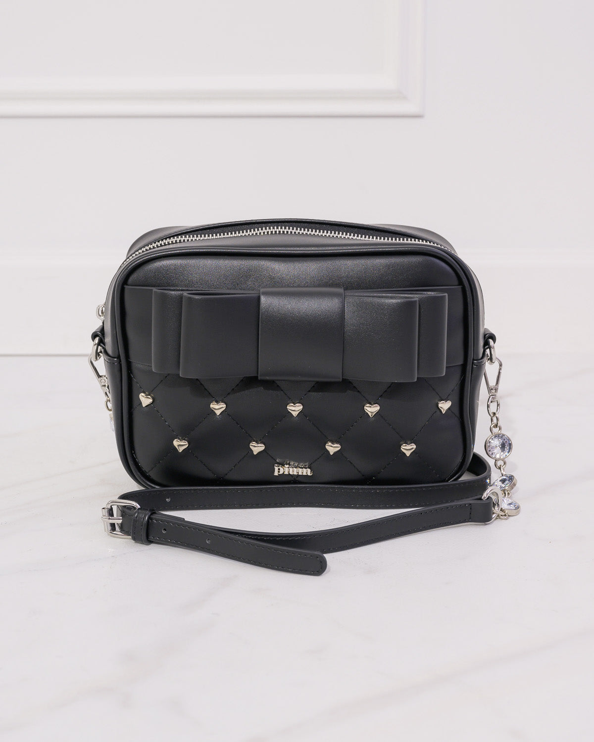 ハートキルティングリボンポシェット – pium