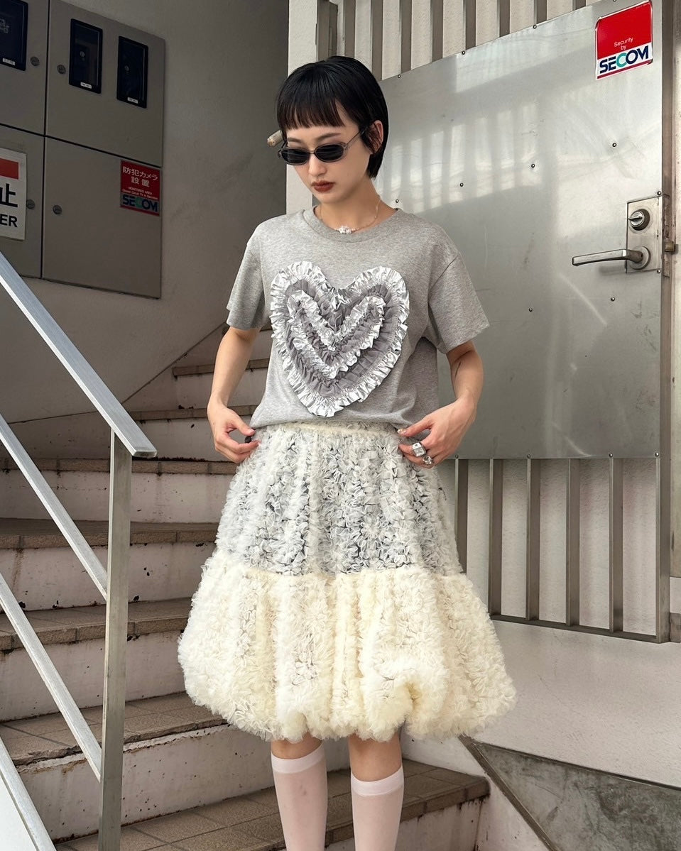 Tulle balloon tunic