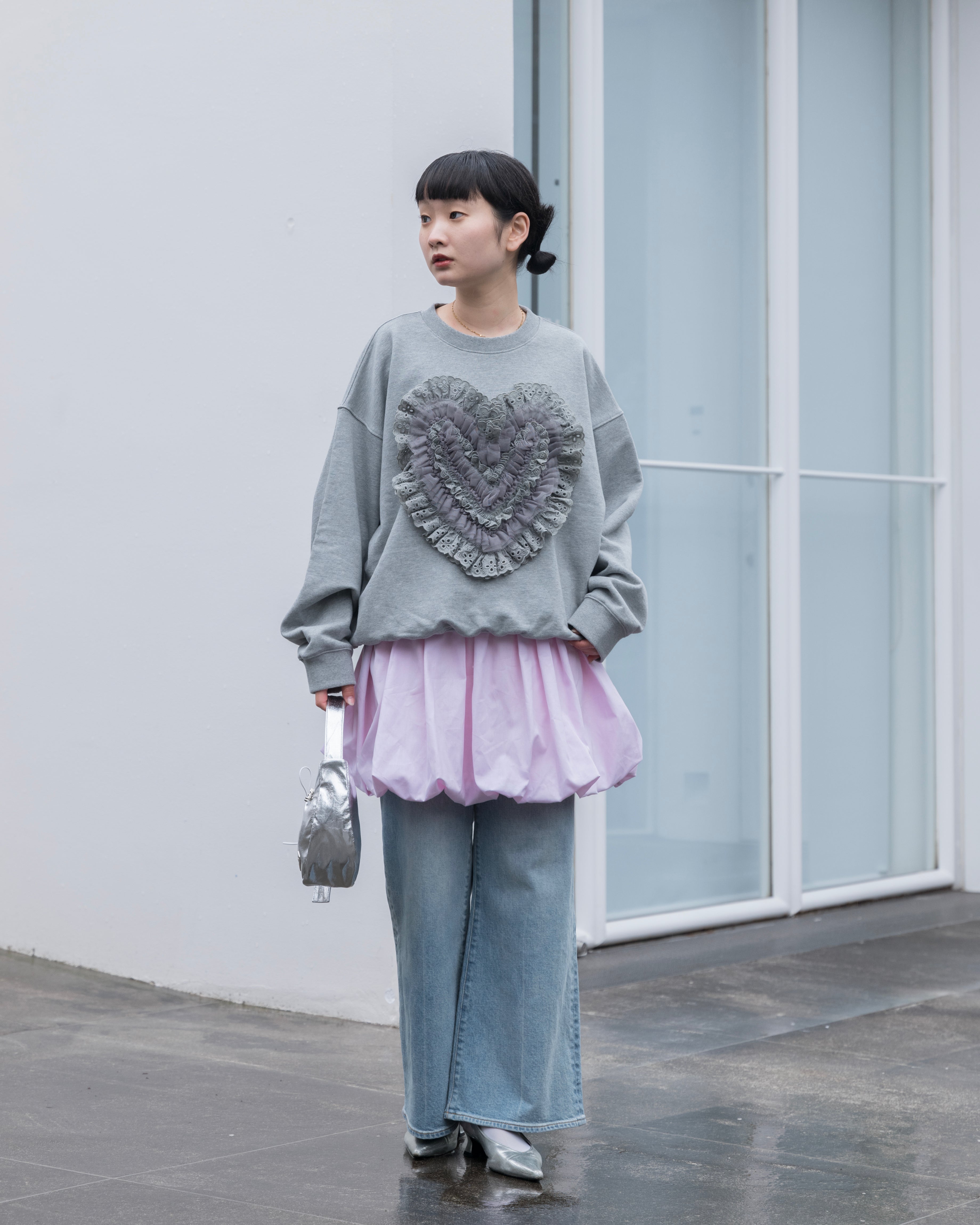 Balloon mini skirt (pink)