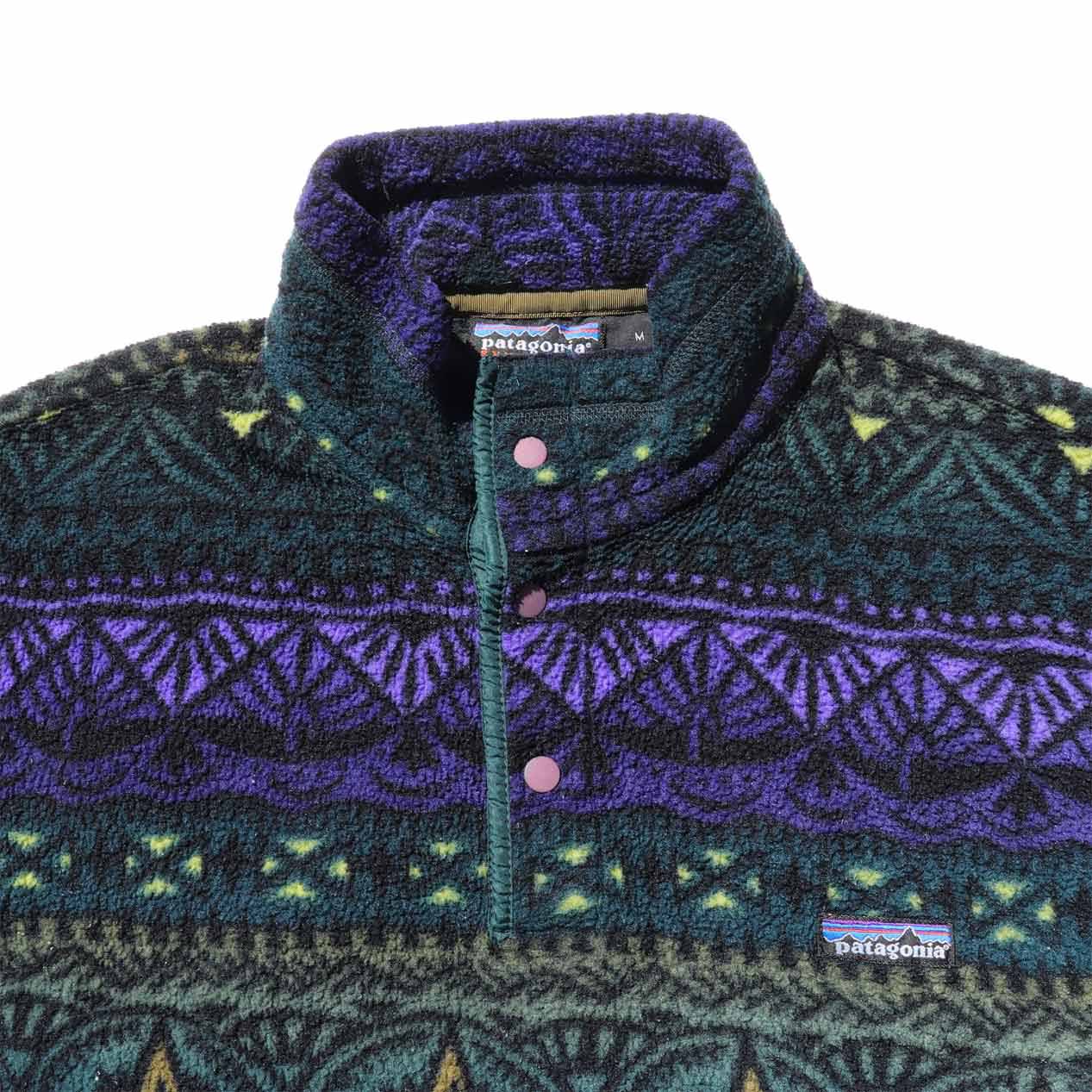 POST JUNK / 90's PATAGONIA USA製 ネイティブ柄 スナップT [M]