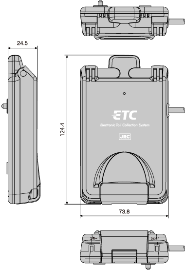 アンテナ一体型ETC車載器 JRM-12 | JRC/日本無線 | 株式会社プロト(PLOT)