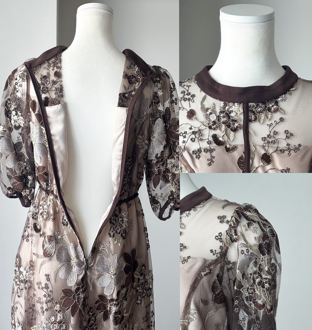 フラワーエンブロイダリードレス 9447 Dorry doll ドリードール