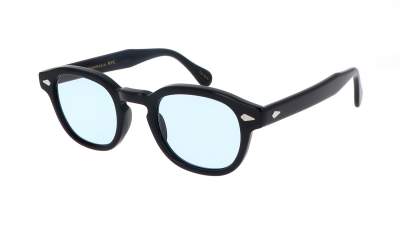 Sunglasses Moscot Lemtosh LEMTOSH SUN 46 BLACK CRYSTAL G15 Clear