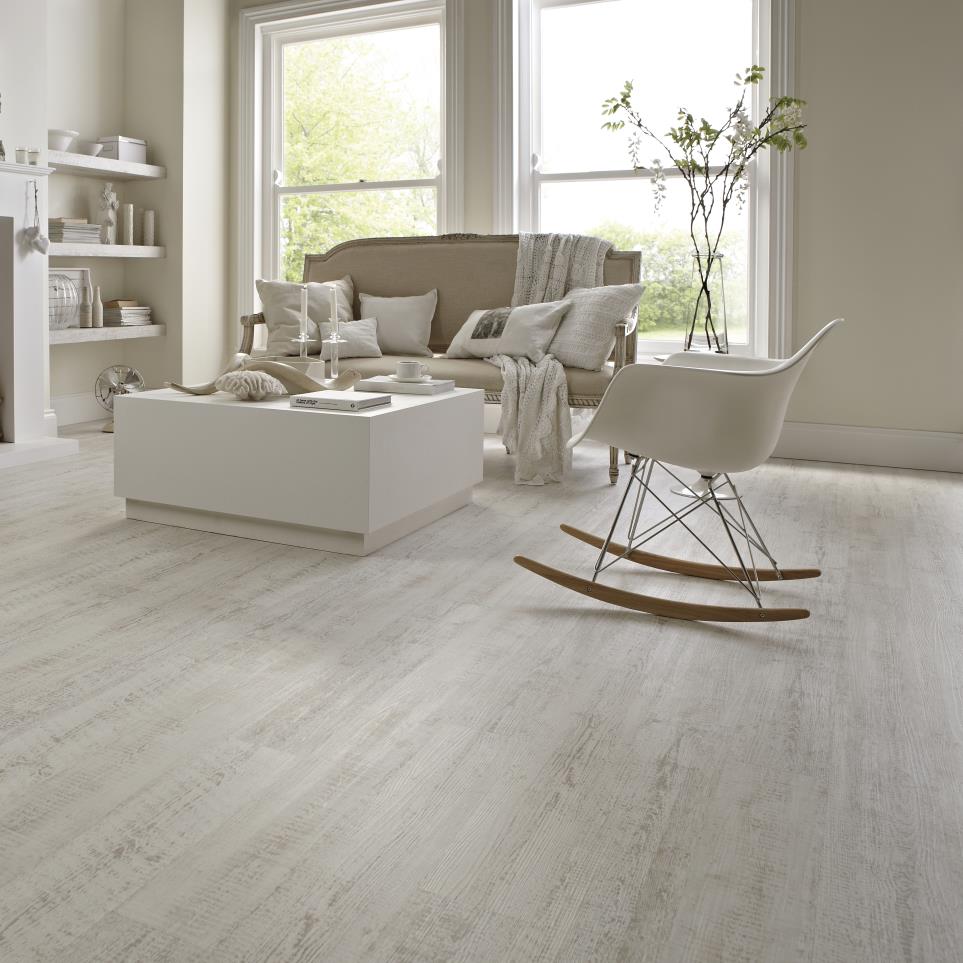 White Painted Pine Vinyl: Knight Tile Rigid 5.88