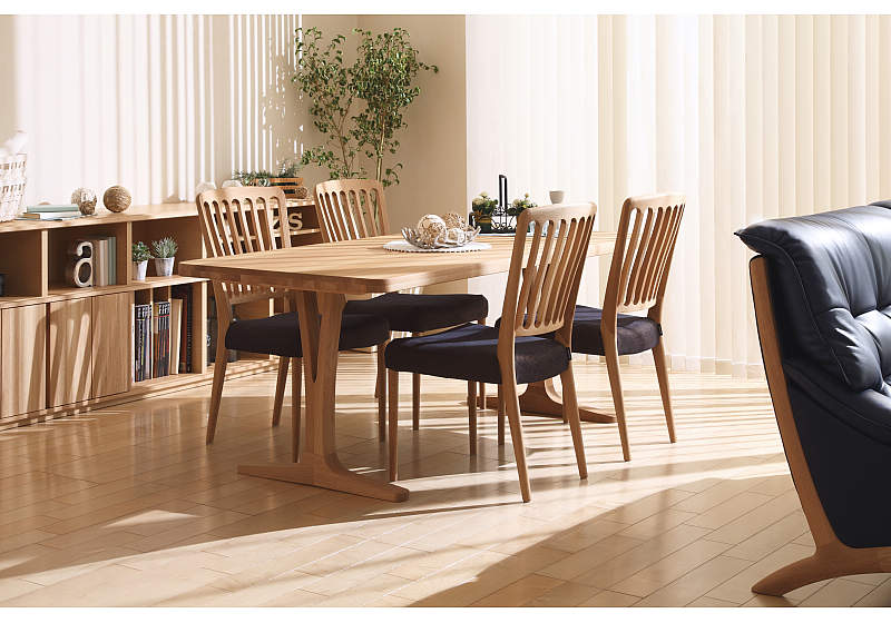 食堂テーブル（2本脚） DU5810E807 | ダイニングテーブル | 家具を