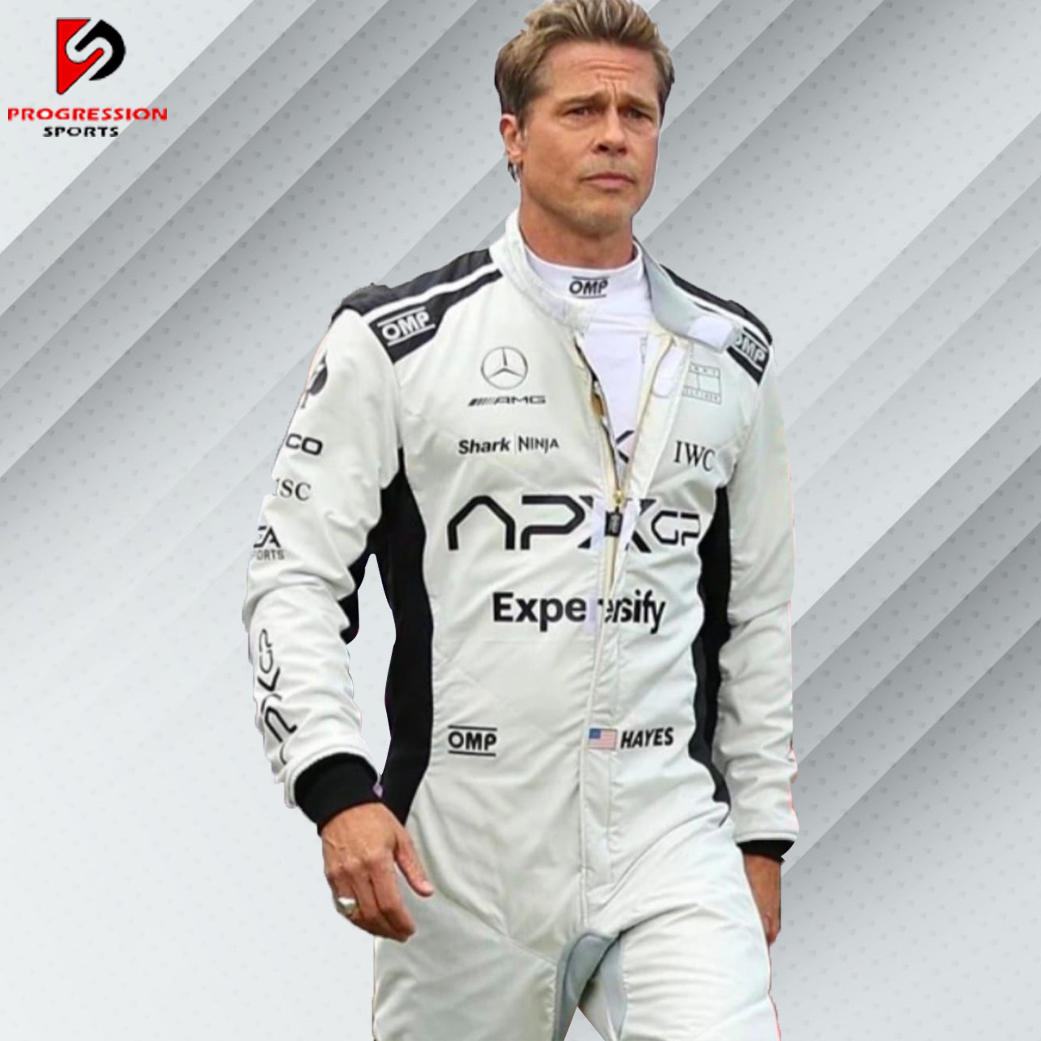 Brad Pitt F1 Movie Suit 2025 – APX GP Replica - Free Worldwide