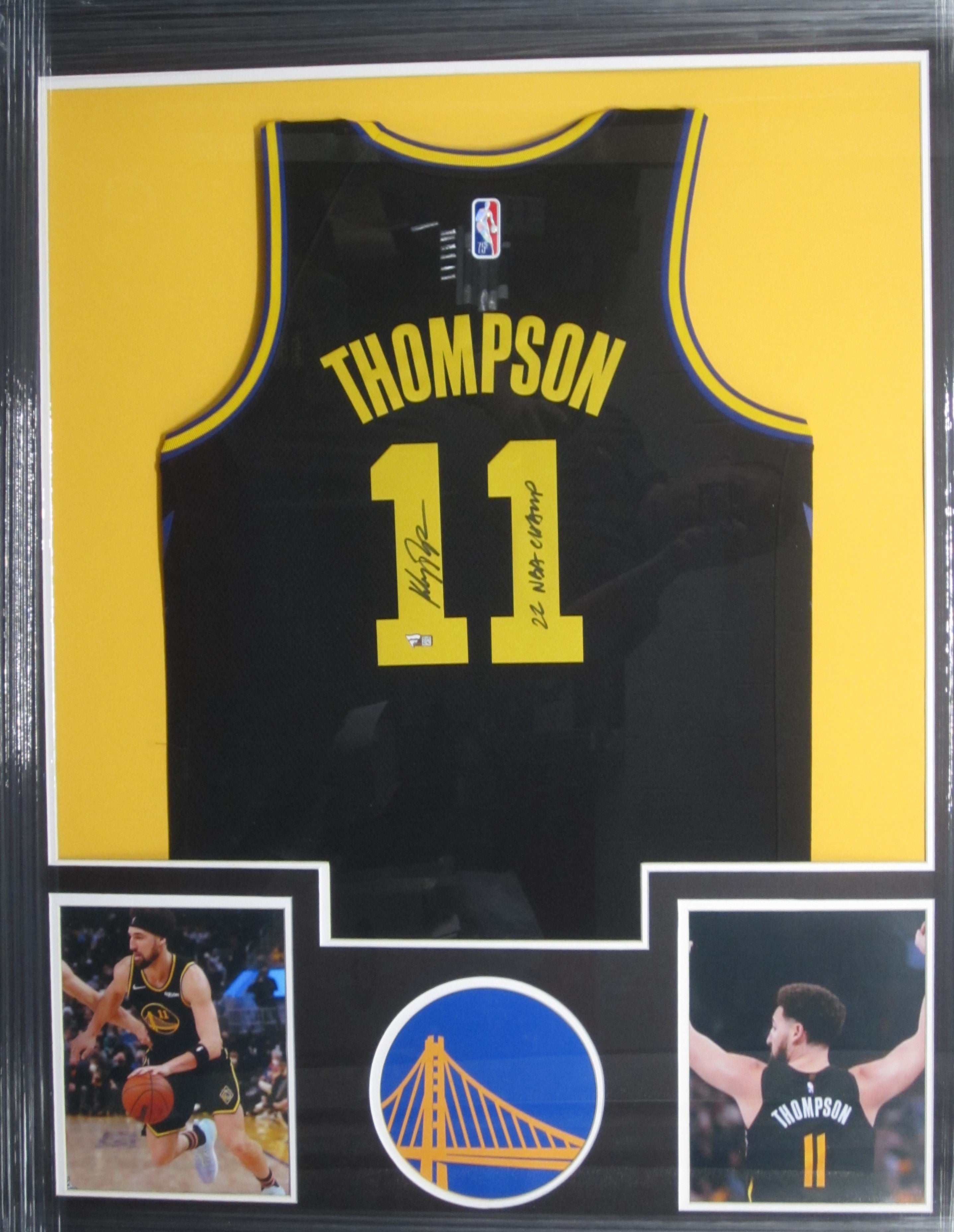 Golden State Warriors Klay Thompson Hand Signed Autographed