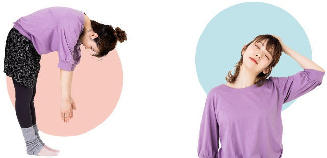 肩こり、腰痛、ぽっこりおなか、疲れ目などを解消。すき間時間でからだ