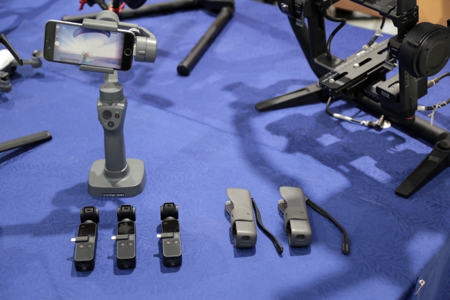 DJI史上最小の3軸ジンバルカメラ新製品「Osmo Pocket」の先行常設展示