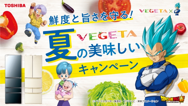 東芝冷蔵庫『VEGETA夏の美味しいキャンペーン』6/1～開始 | 東芝ライフ