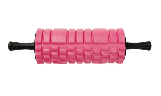 ハンドルがついた筋膜リリースローラー！ストレッチから筋トレまで