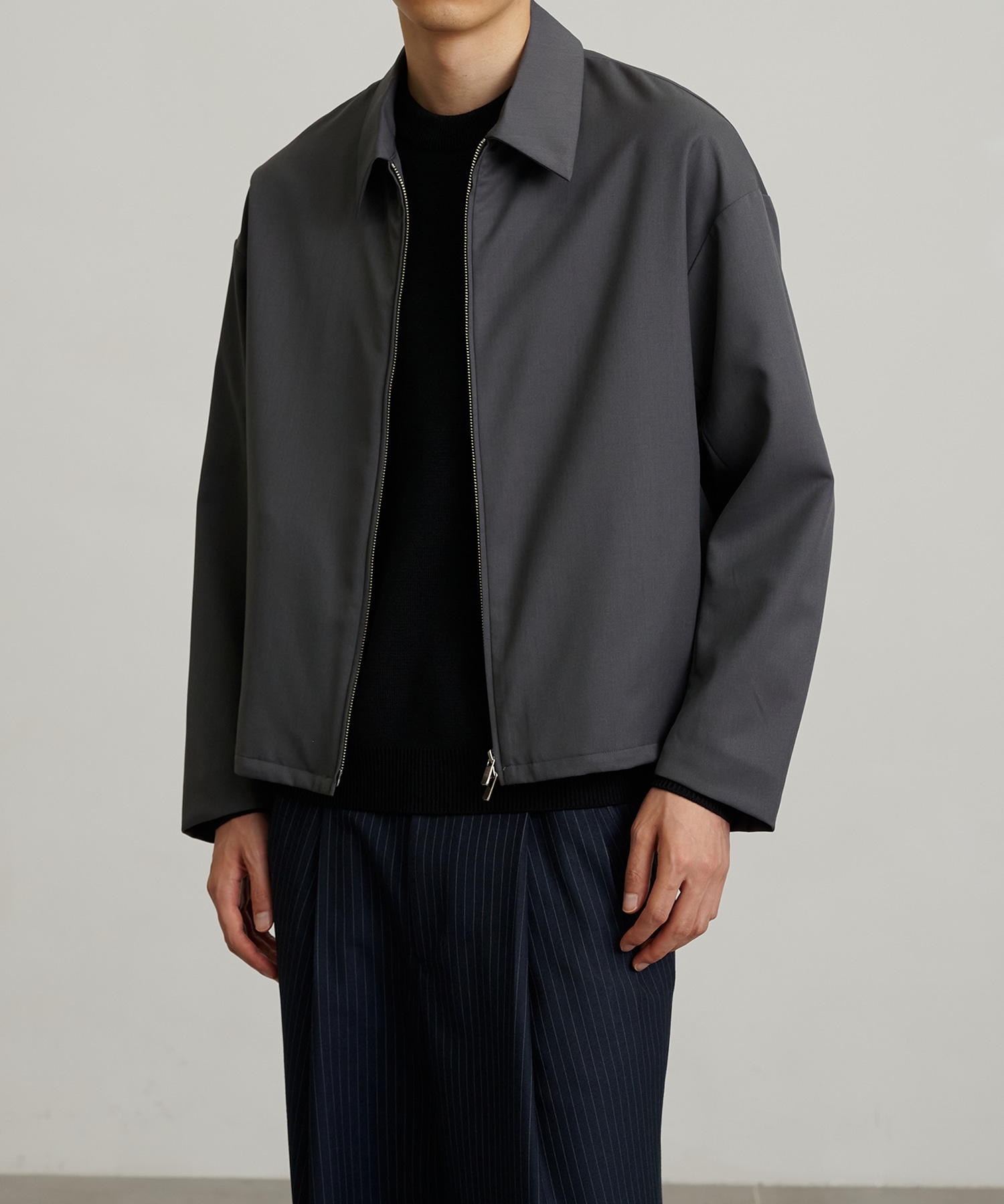 CLEAR WOOL ドリズラージャケット(1 GREY): : メンズ｜PUBLIC TOKYO