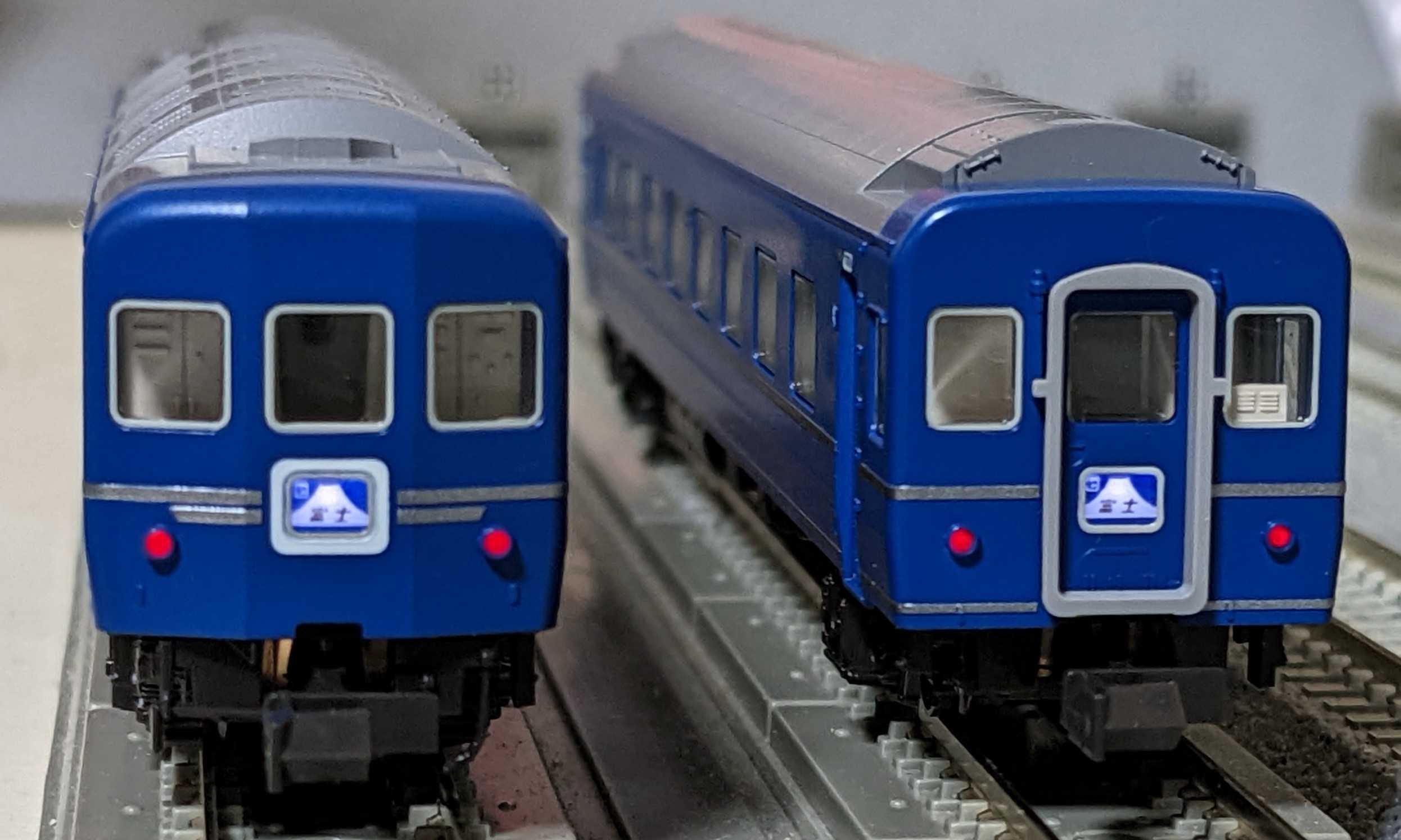 🔴入線 Kato 10-855/856 24系25形 寝台特急 [富士] 基本7両 結7両 国鉄