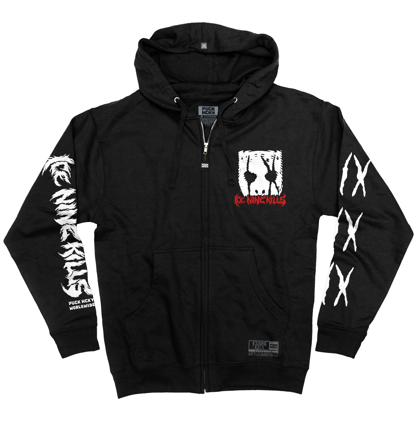 Ice Nine Kills 'Silence' Zip Hockey Hoodie – PUCK HCKY