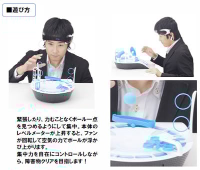 集中力でボールを操れ！脳波おもちゃ『マインドフレックス
